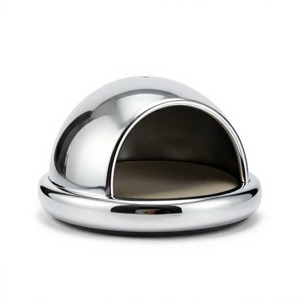 Cat cave bed isolated on a white background