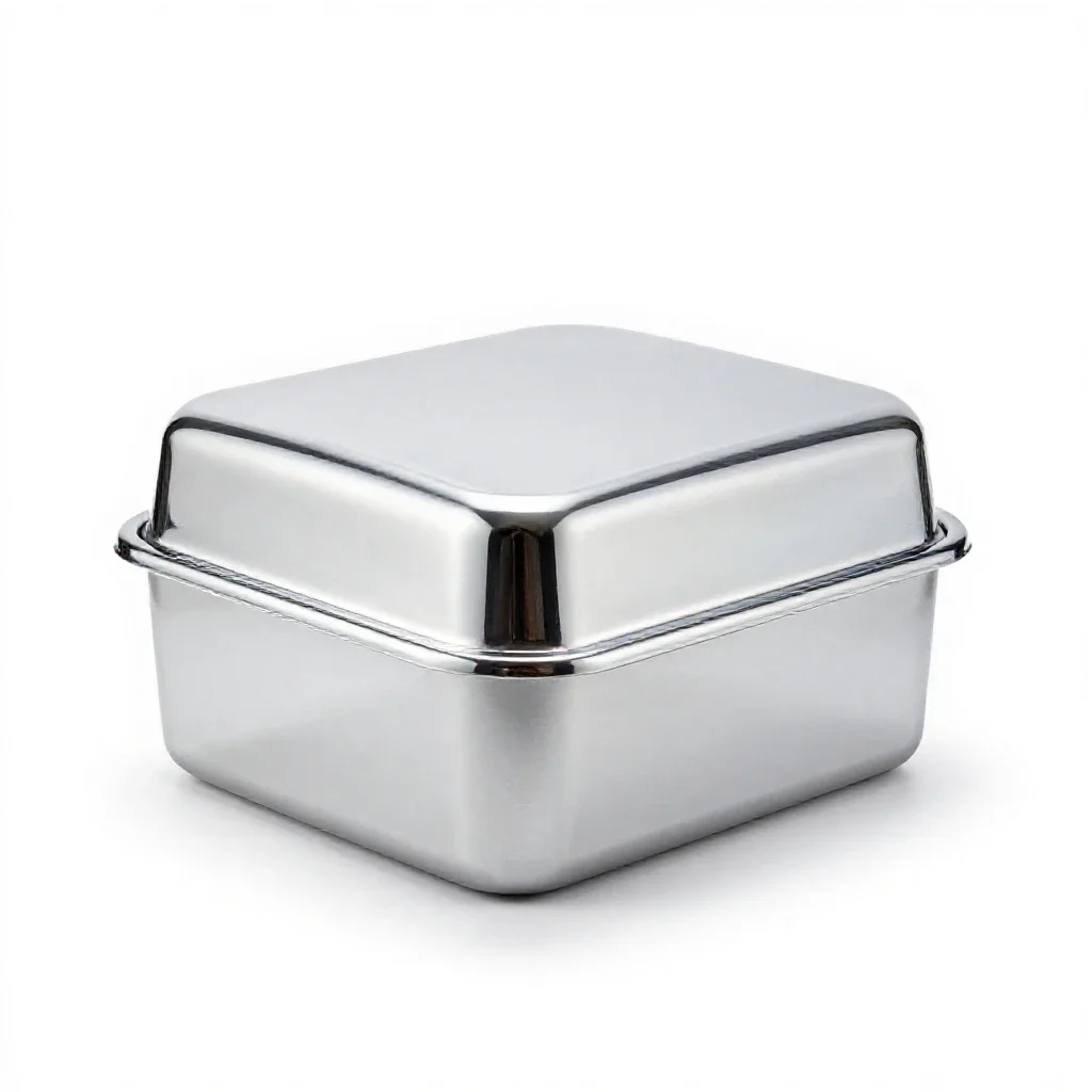 Litter box with a hood isolated on a white background