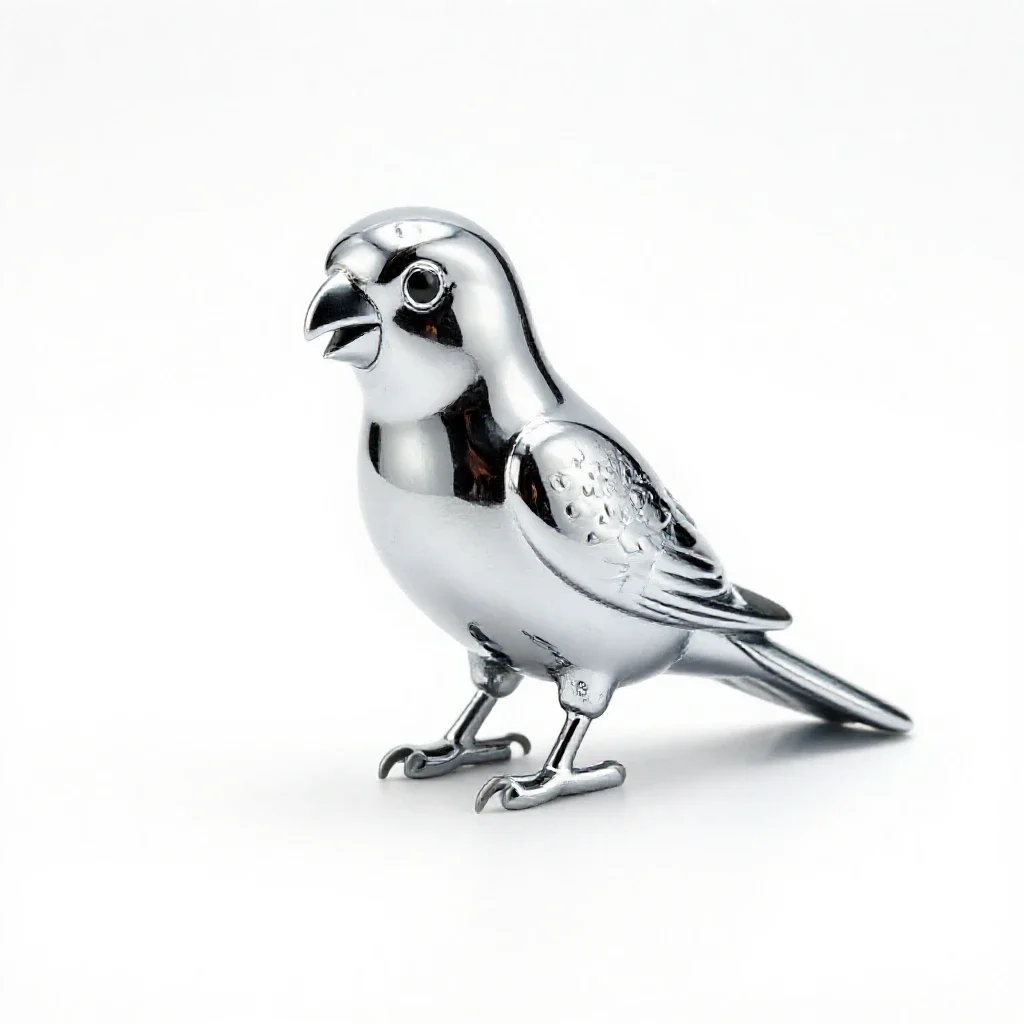 Parrot foraging toy isolated on a white background