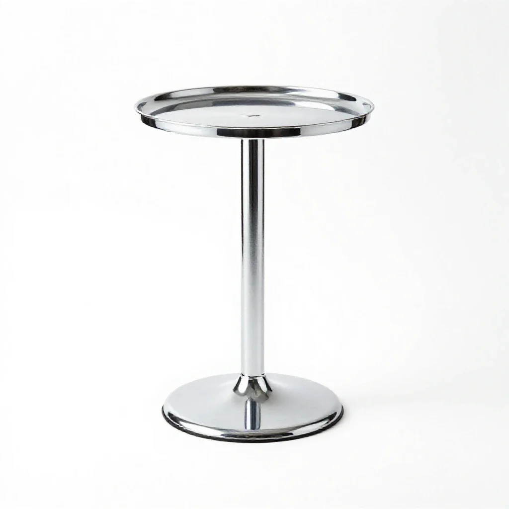 Raised feeder stand isolated on a white background