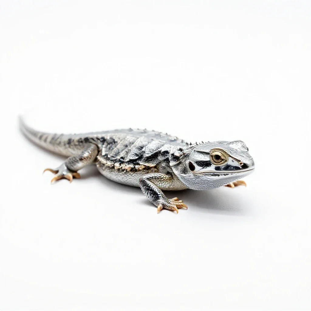 Reptile hide isolated on a white background