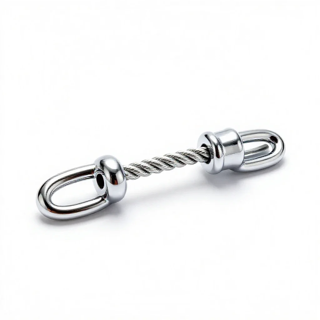 Rope tug toy isolated on a white background