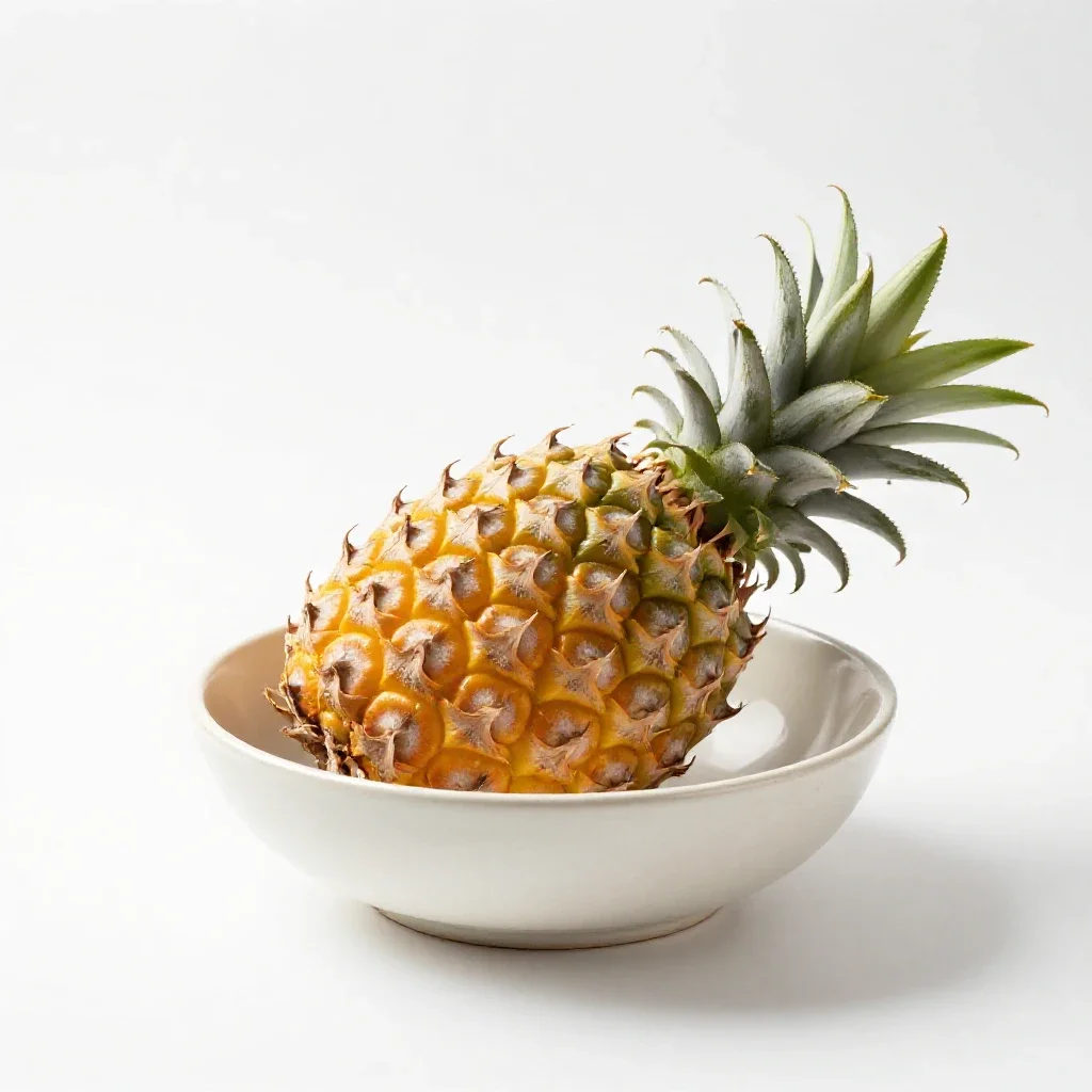 Pineapple isolated on a white background