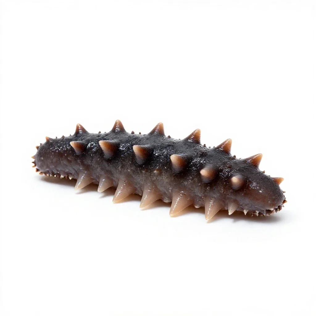 Sea cucumber isolated on a white background
