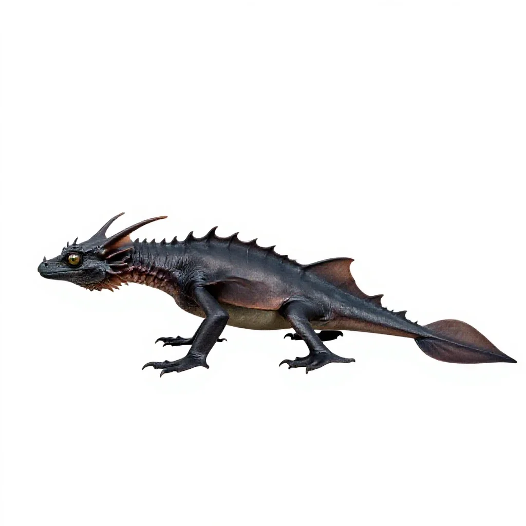 Seadragon isolated on a white background