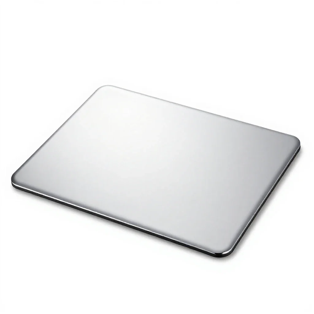 Felt desk mat isolated on a white background