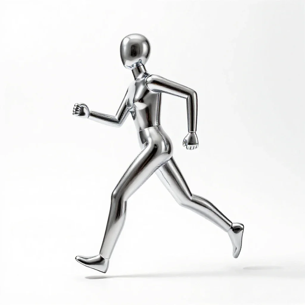 Jute runner isolated on a white background