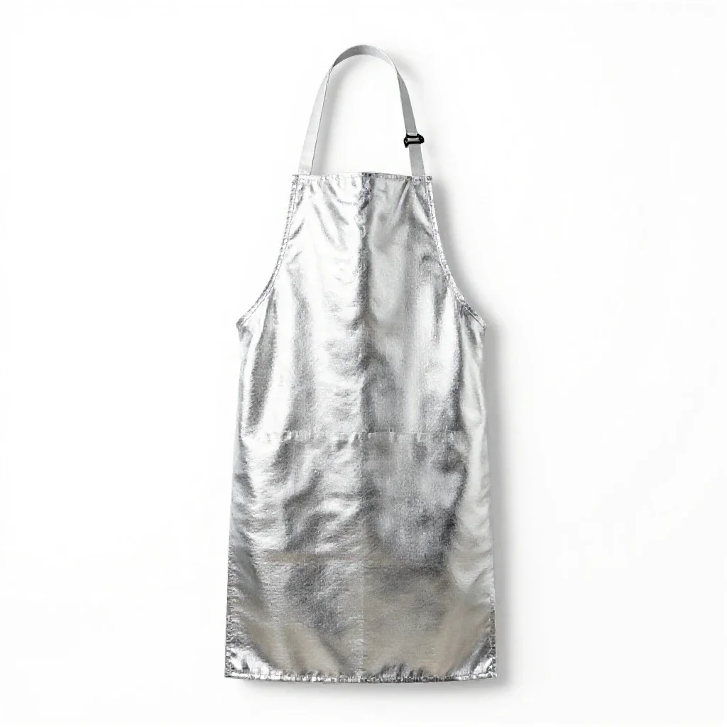 Linen apron isolated on a white background