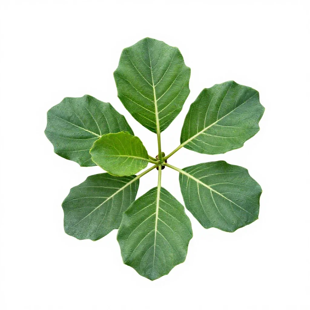 Cabbage tree isolated on a white background