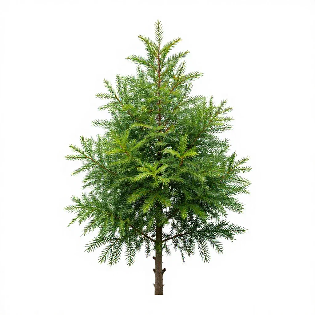 Cypress isolated on a white background