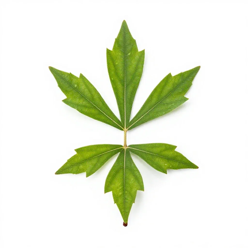 Totara isolated on a white background
