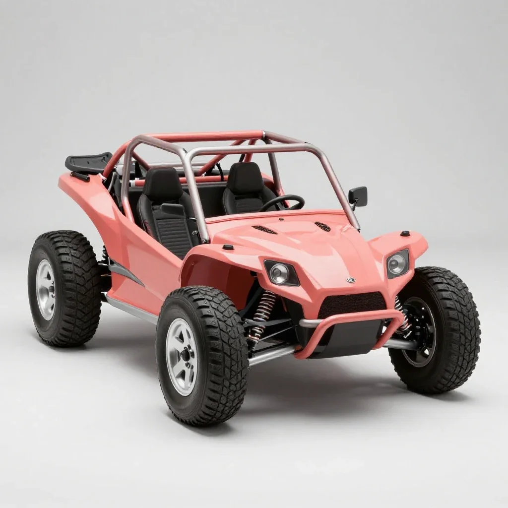 Dune buggy isolated on a white background