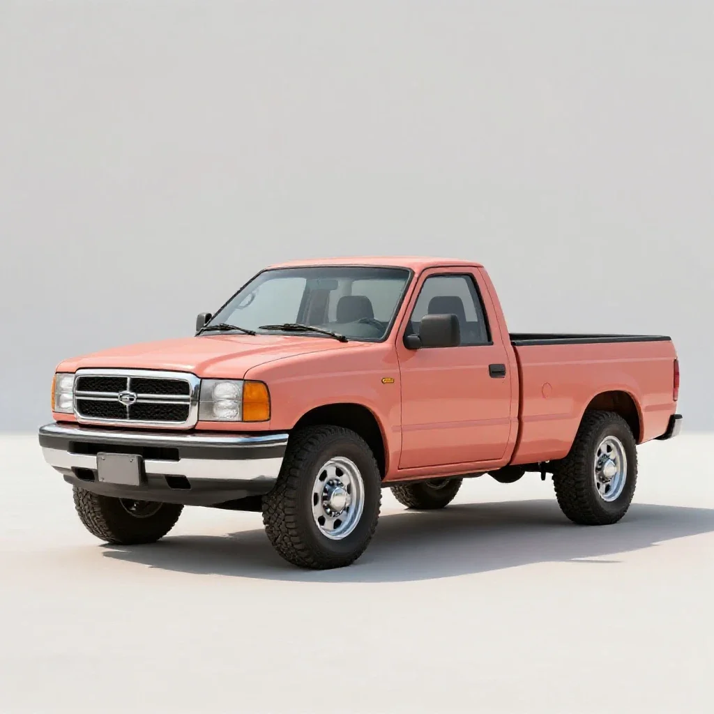 Pickup truck isolated on a white background