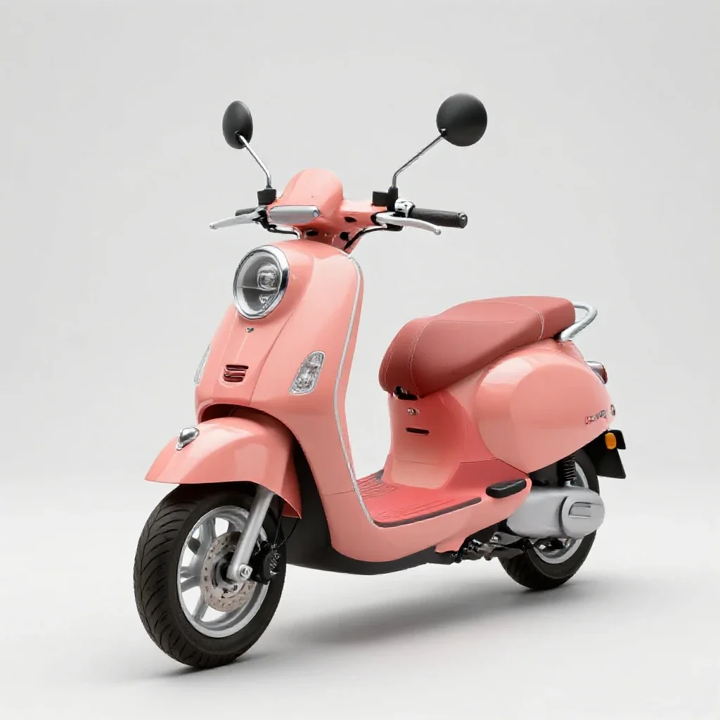Scooter isolated on a white background