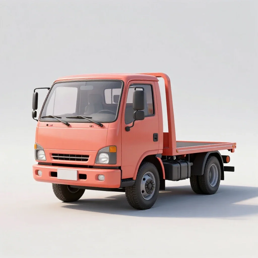 Tow truck isolated on a white background
