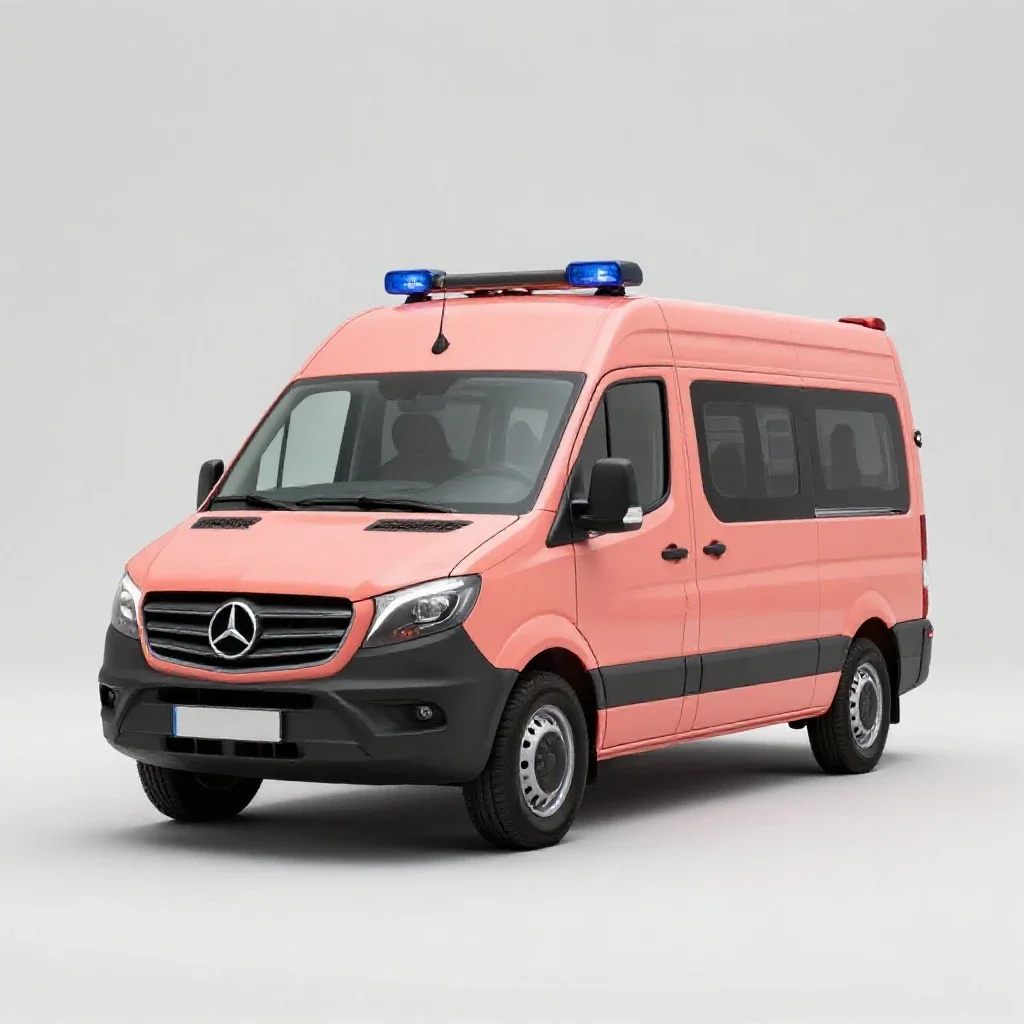 Ambulance isolated on a white background