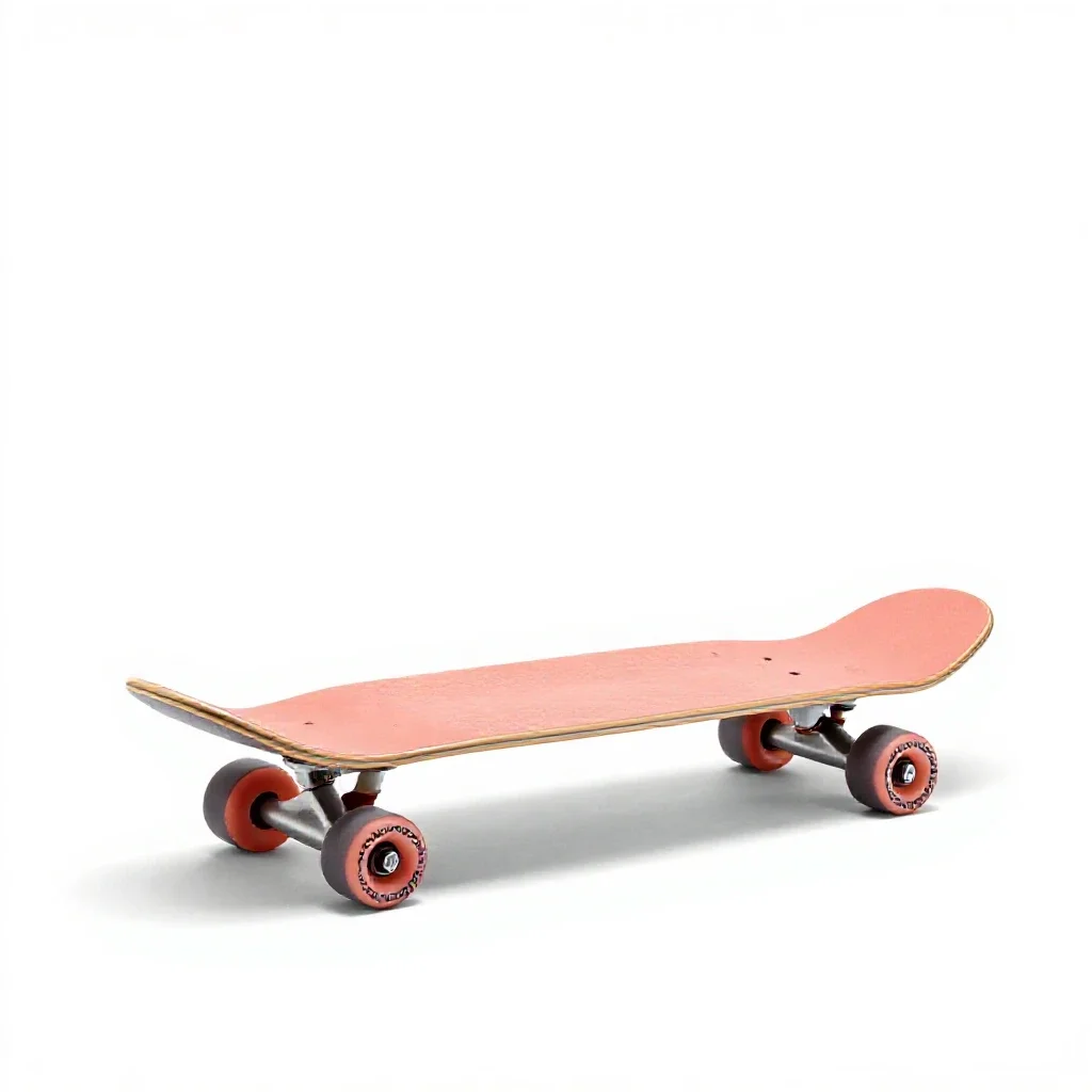 Electric skateboard isolated on a white background