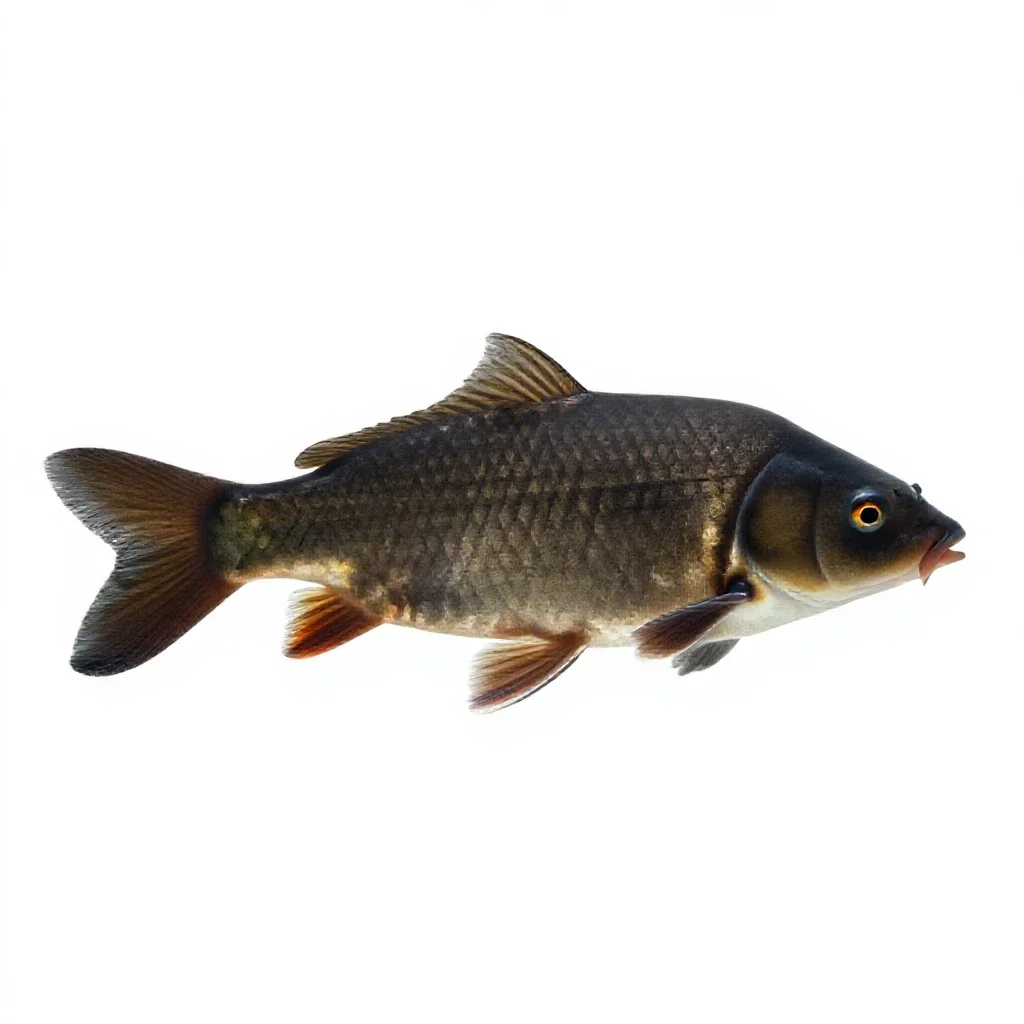 Carp isolated on a white background