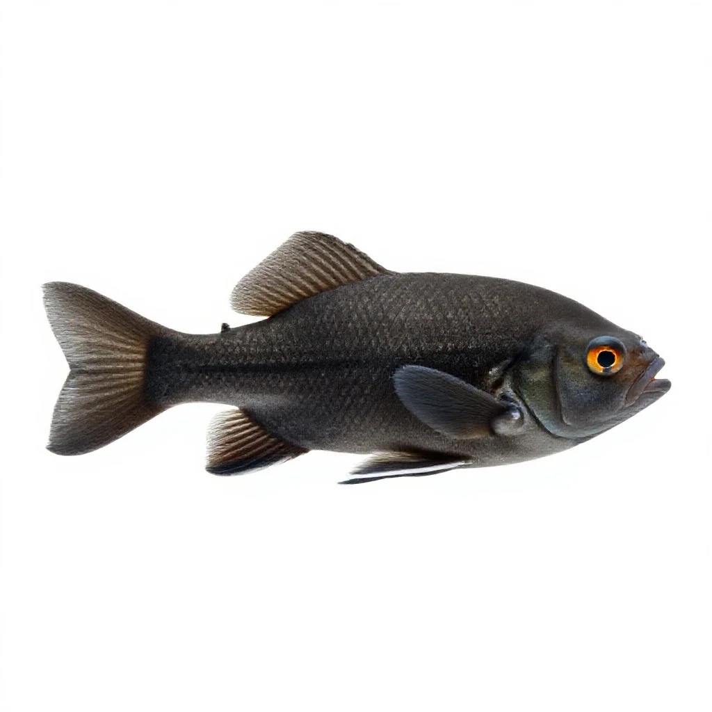Cypriniform fish isolated on a white background