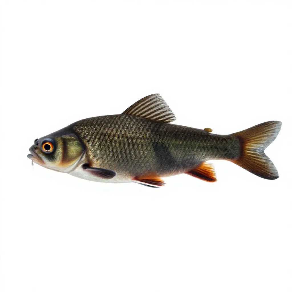 Rudd isolated on a white background