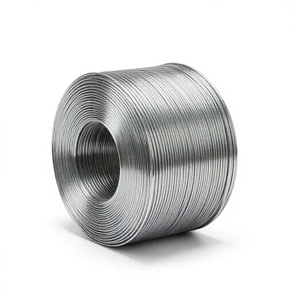 Baling wire isolated on a white background
