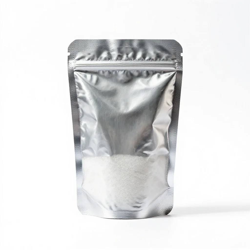 Bath salts isolated on a white background