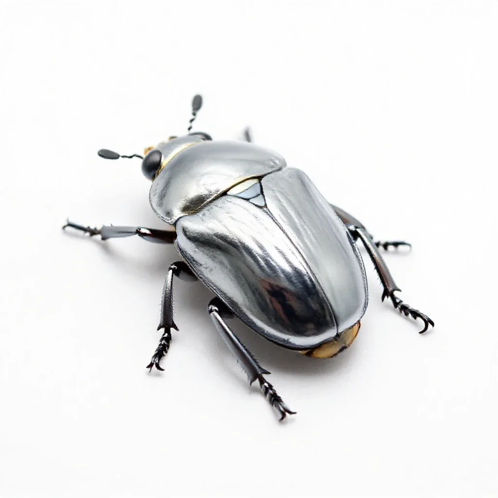 Clypeus isolated on a white background