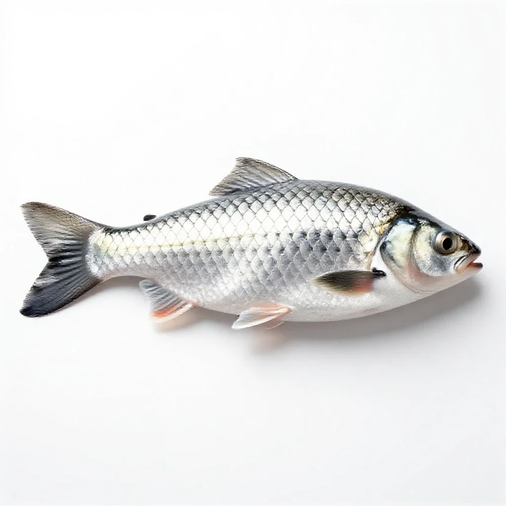 Fish scale isolated on a white background