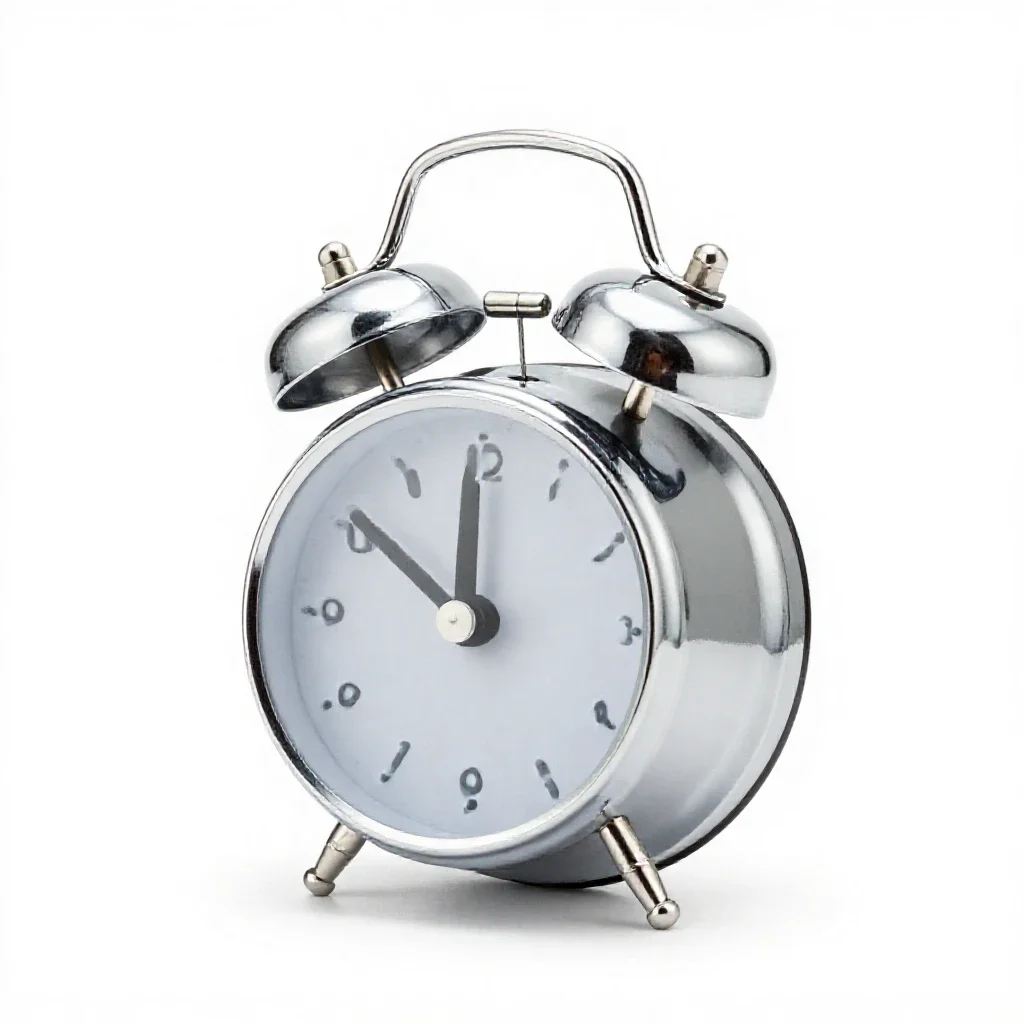 Alarm isolated on a white background