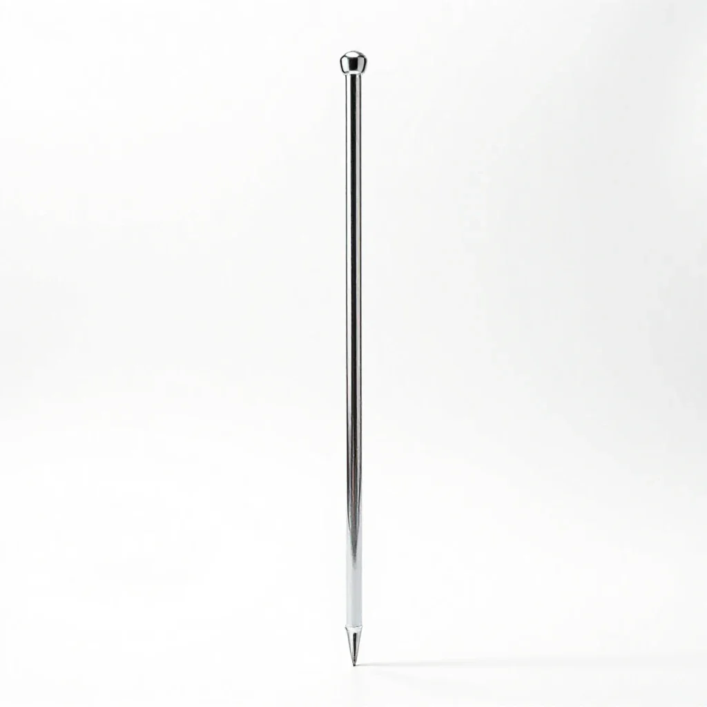 Alpenstock isolated on a white background