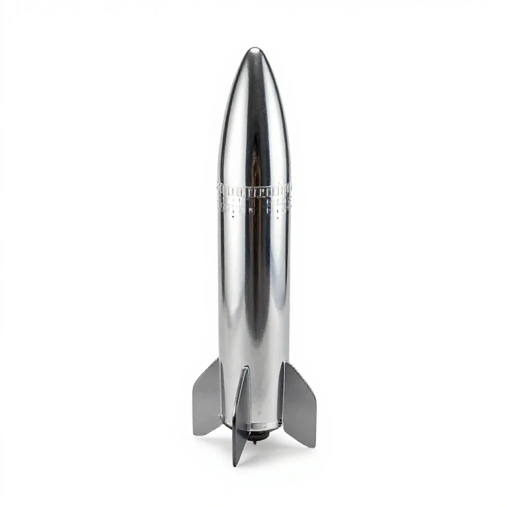 Anti-submarine rocket isolated on a white background