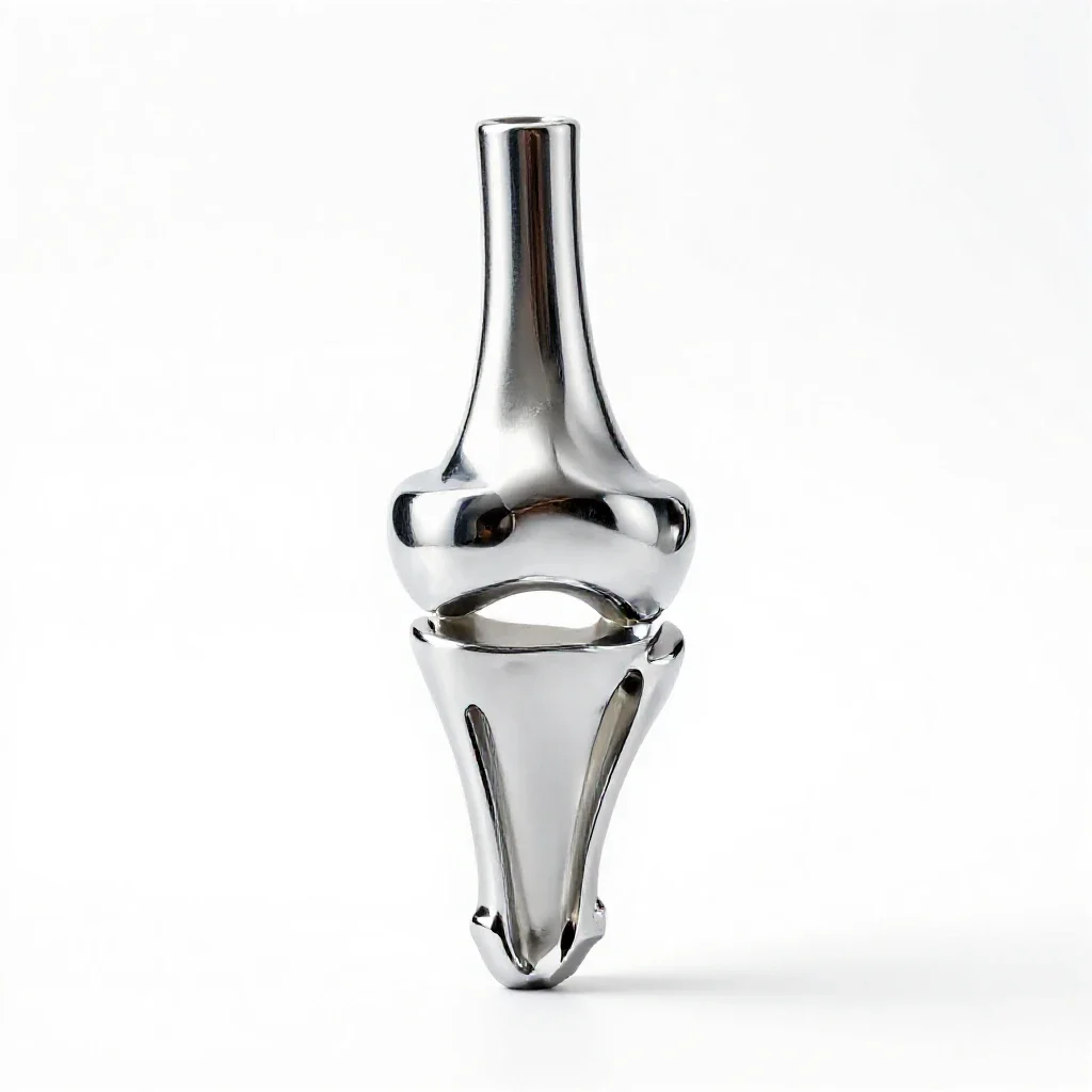 Artificial joint isolated on a white background