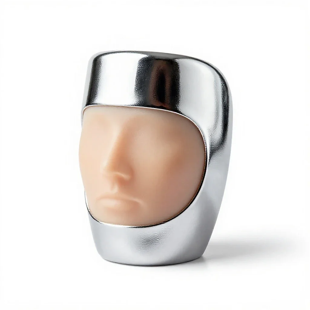 Artificial skin isolated on a white background