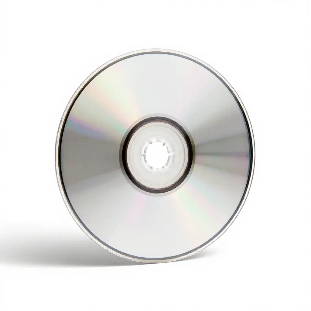 Audio CD isolated on a white background