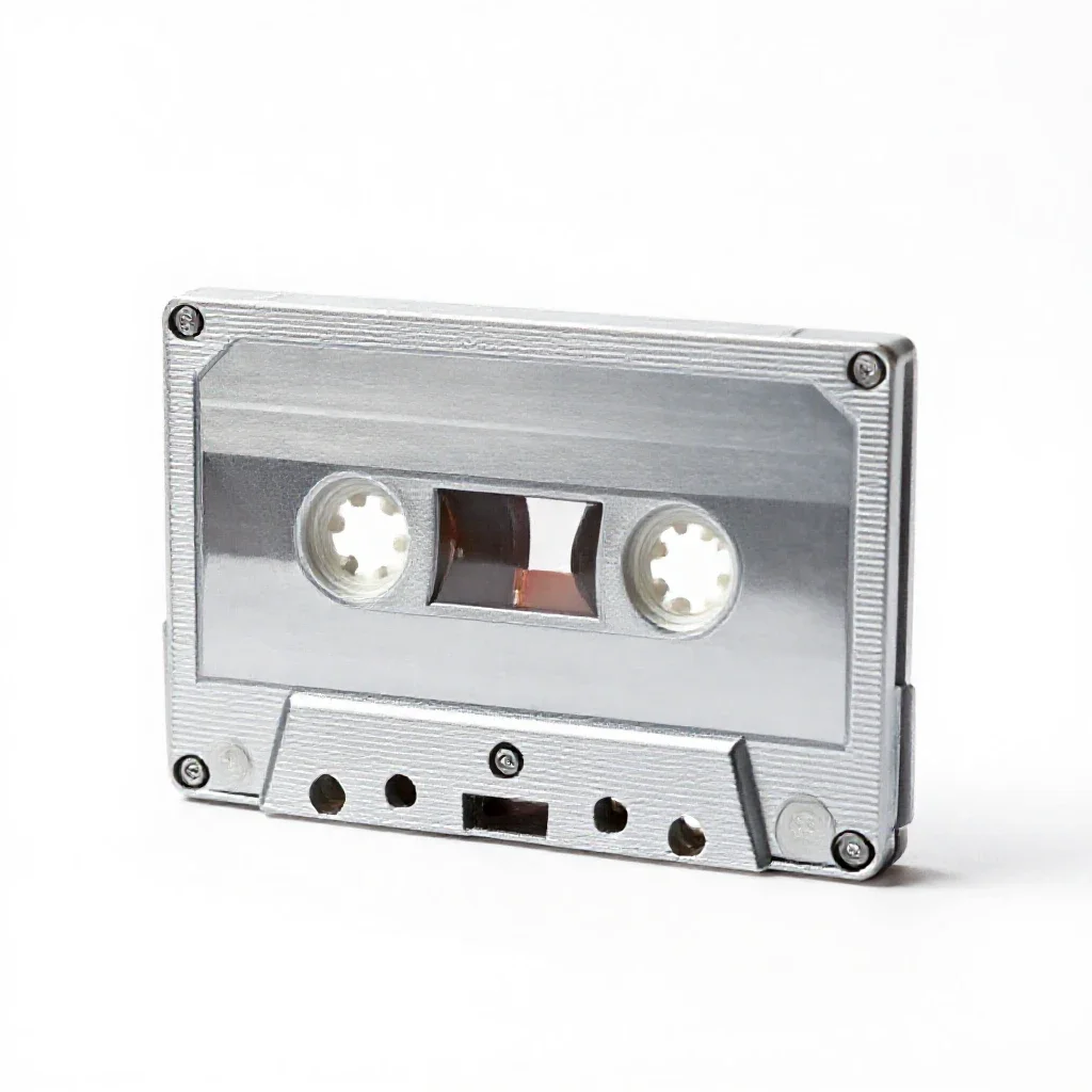 Audiotape isolated on a white background