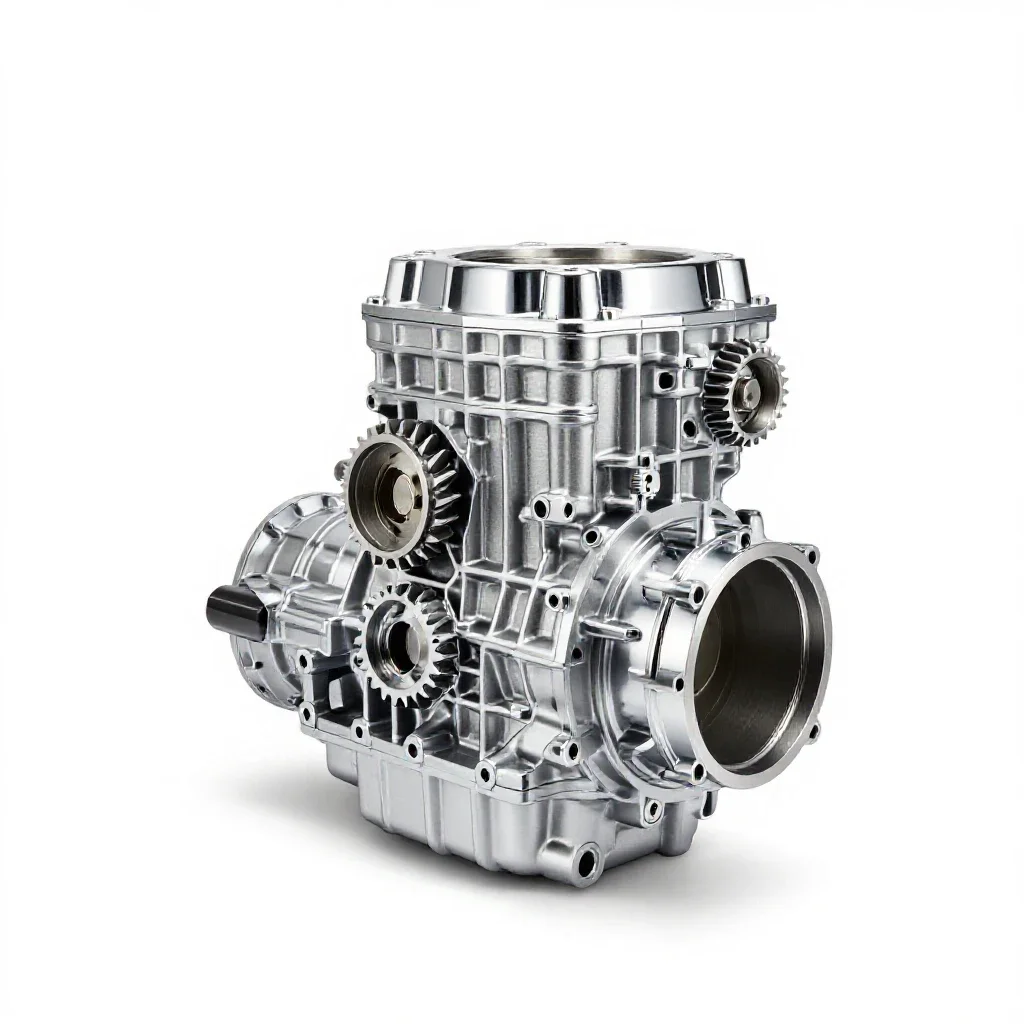 Automatic transmission isolated on a white background