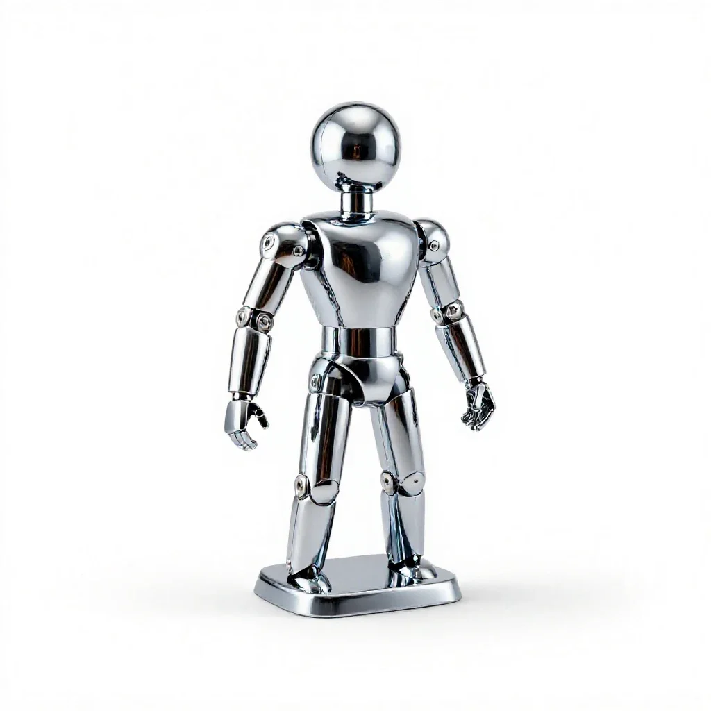 Automaton isolated on a white background
