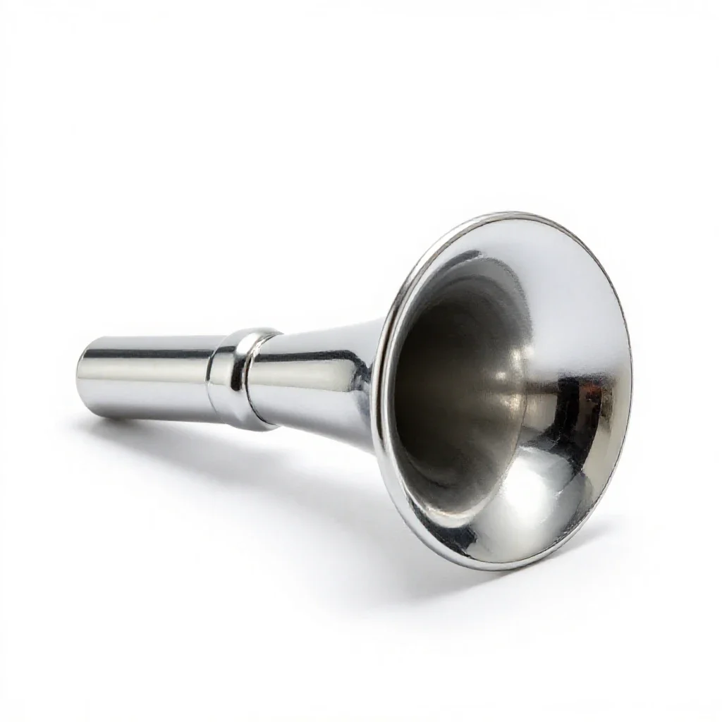 Automobile horn isolated on a white background