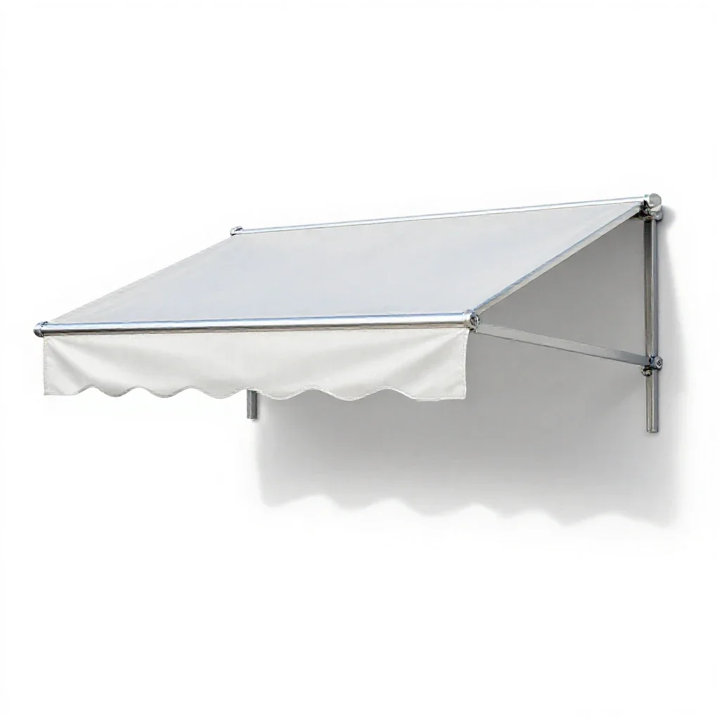 Awning isolated on a white background