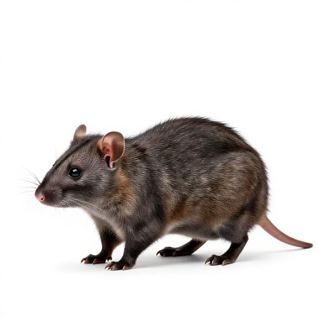 Bandicoot isolated on a white background