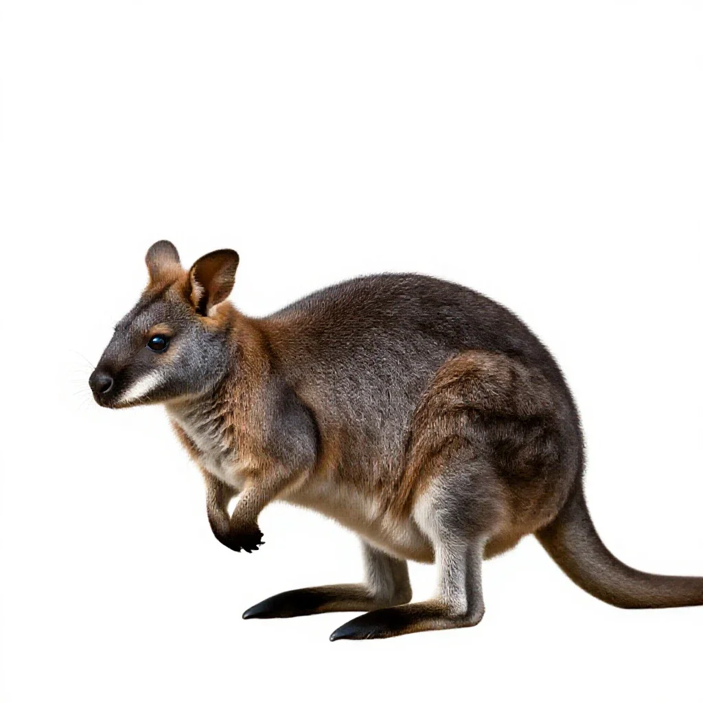 Bettong isolated on a white background