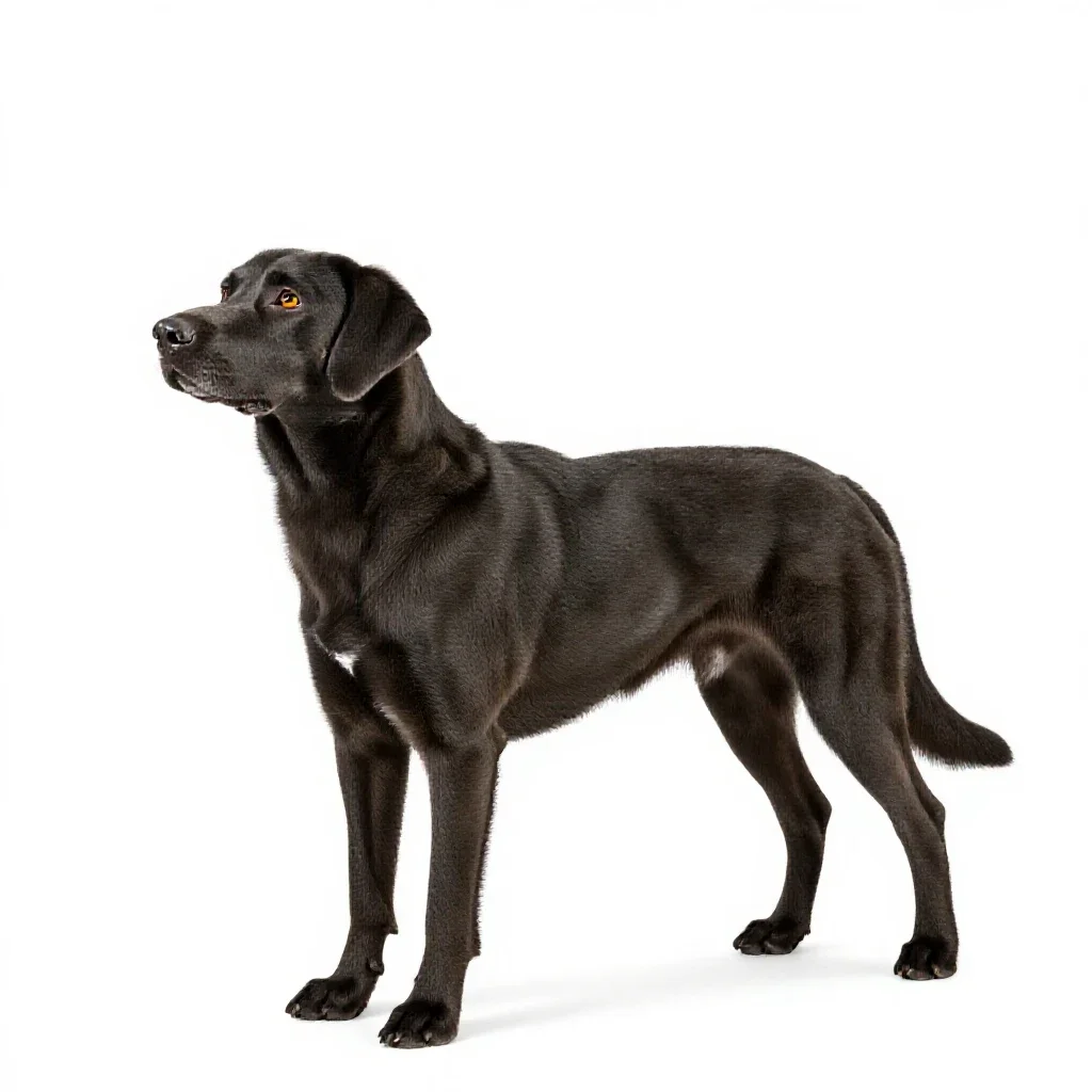 Bird dog isolated on a white background