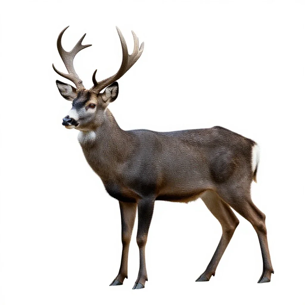 Buck isolated on a white background