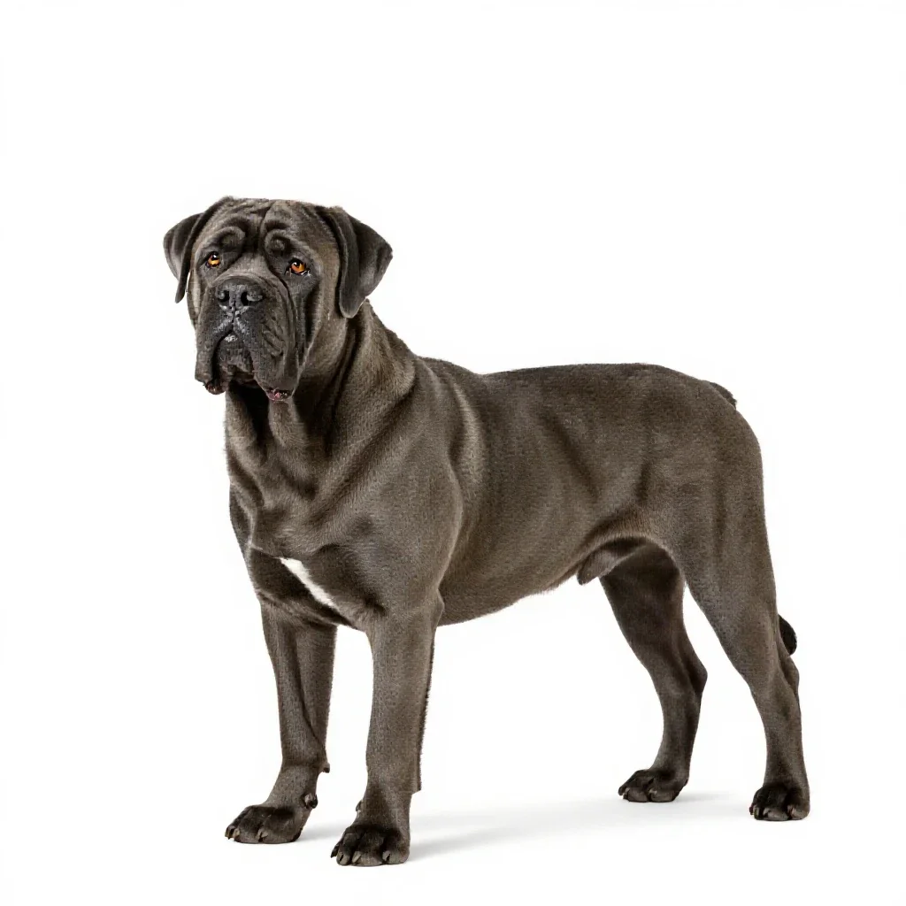 Bull mastiff isolated on a white background