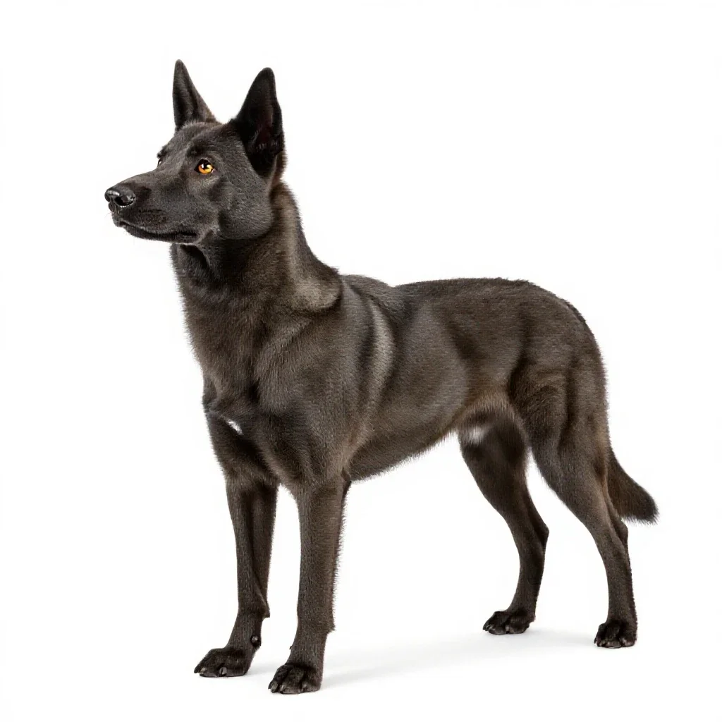 Canine isolated on a white background