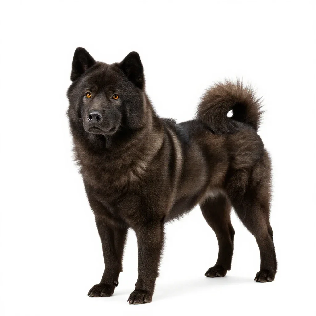Chow isolated on a white background
