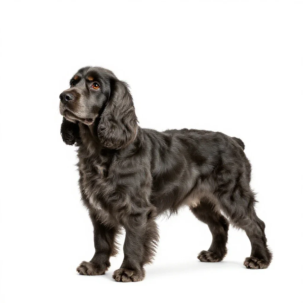 Cocker spaniel isolated on a white background