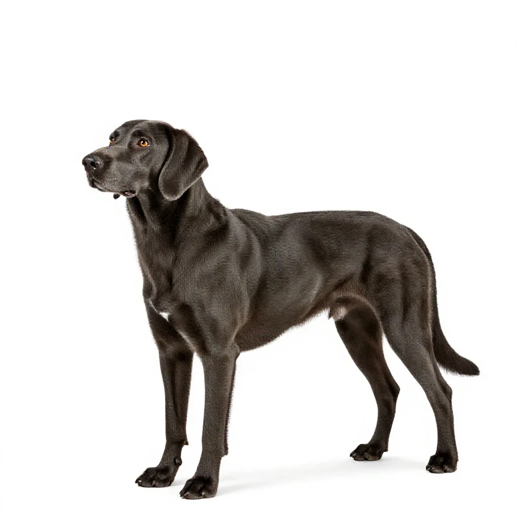Coonhound isolated on a white background
