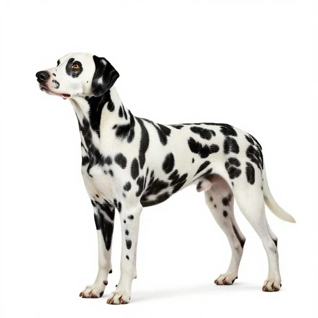 Dalmatian isolated on a white background