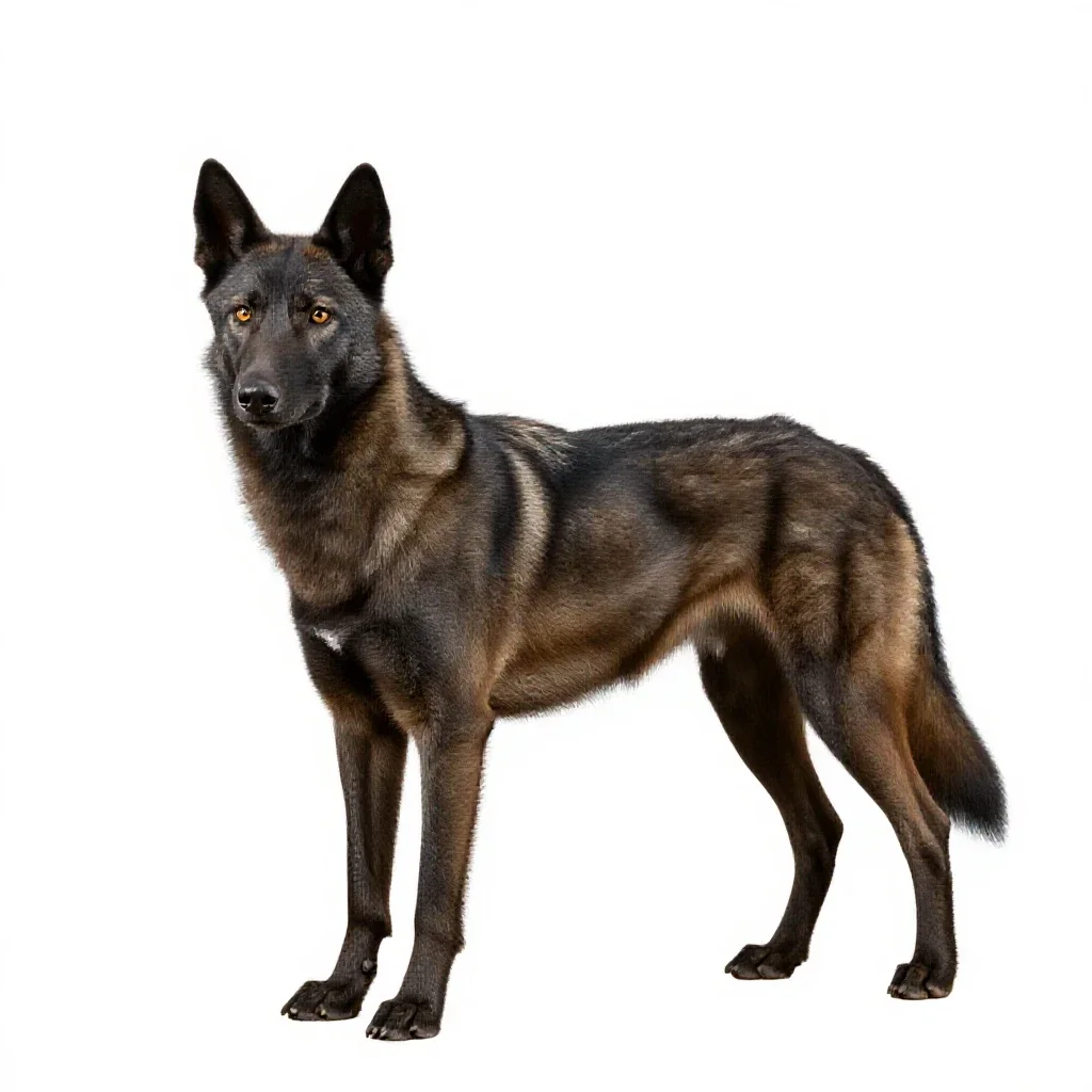Dingo isolated on a white background